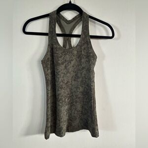 Lululemon Athletica Women’s Green  Tank Top racer back size 2